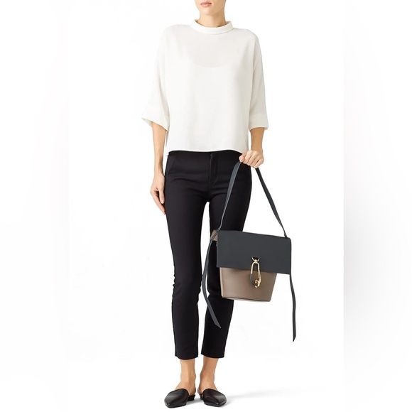 Zac Posen Medium Belay Bucket Smooth Italian Leather Shoulder/Crossbody Bag - Picture 8 of 10